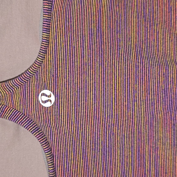 Lululemon Power Y Tank *LuonWee Are From Space Vintage Pink Size 6 - Picture 8 of 9